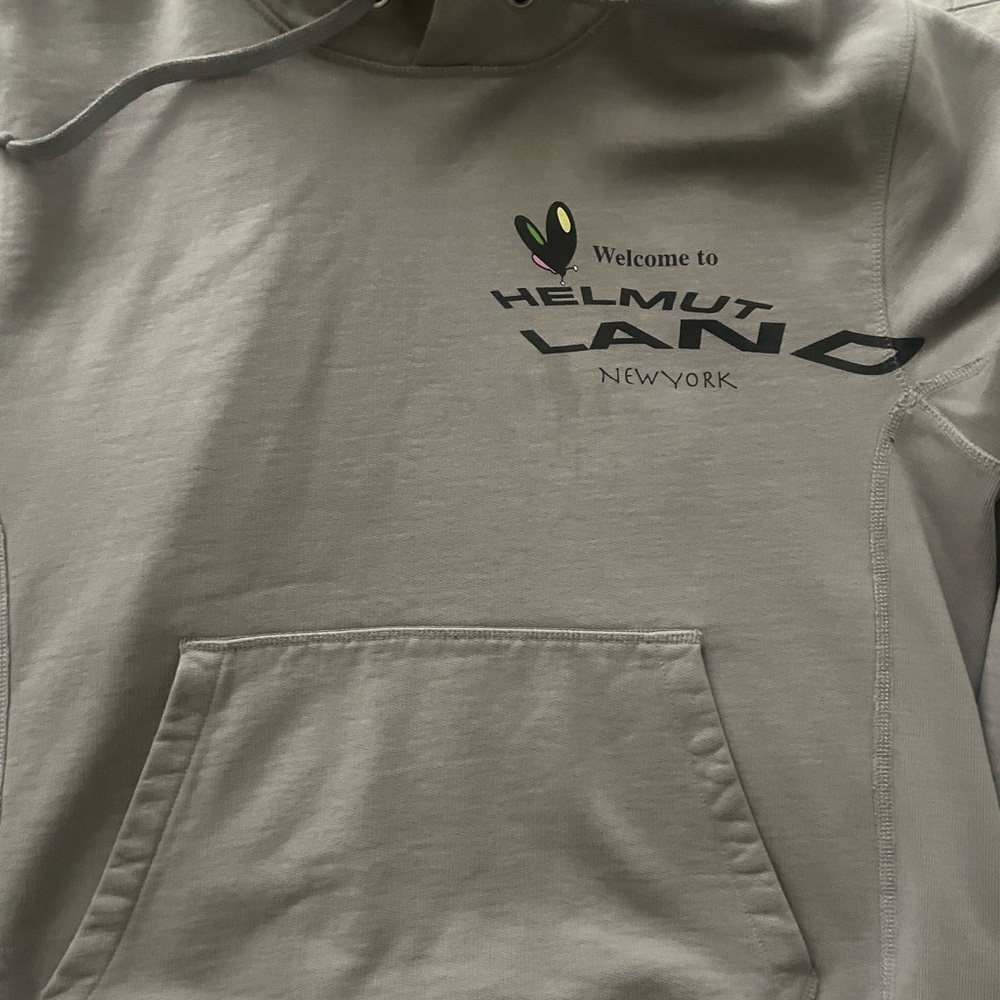 Helmet Land Grey We Are Hiring Sweatsuit sz L